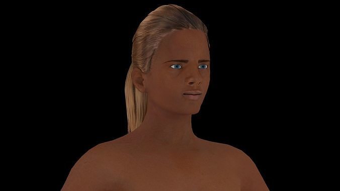 Model 3 nude woman 3D model