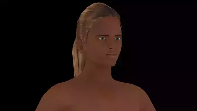 Model 3 nude woman 3D model