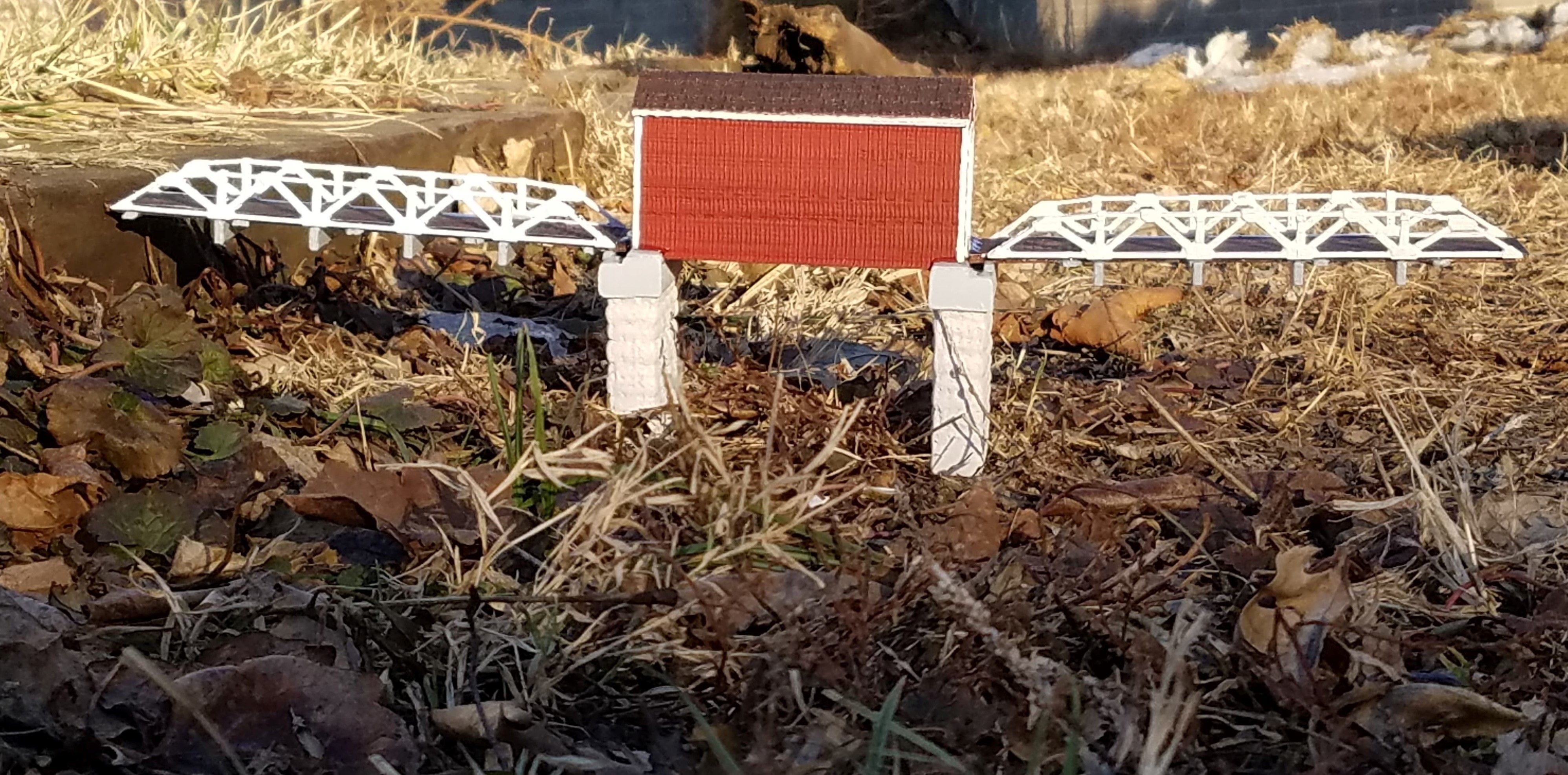 Wolf Covered Bridge 3D print model_4
