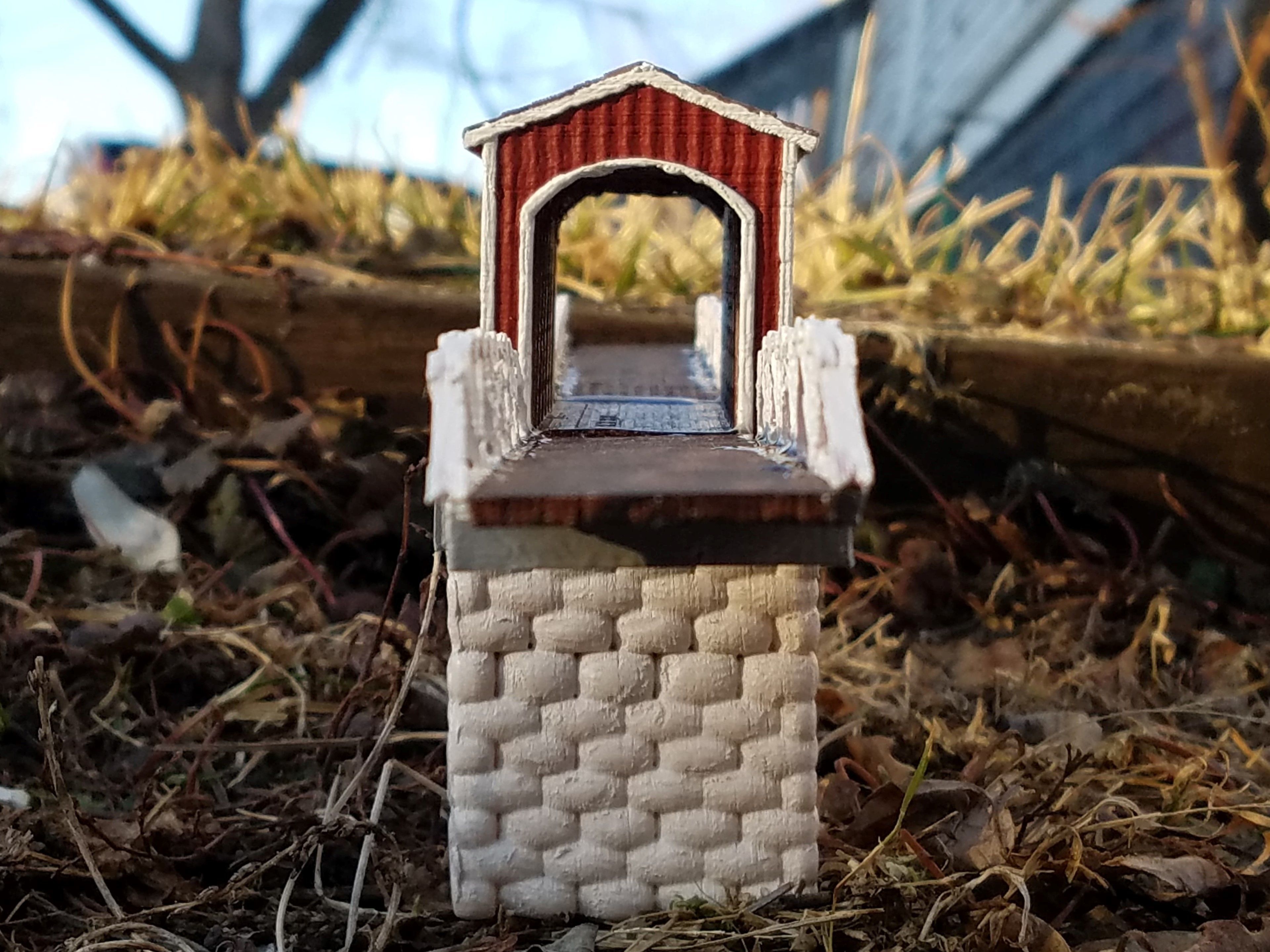 Wolf Covered Bridge 3D print model_2