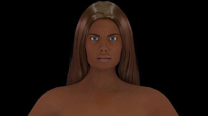 Model 5 nude woman 3D model
