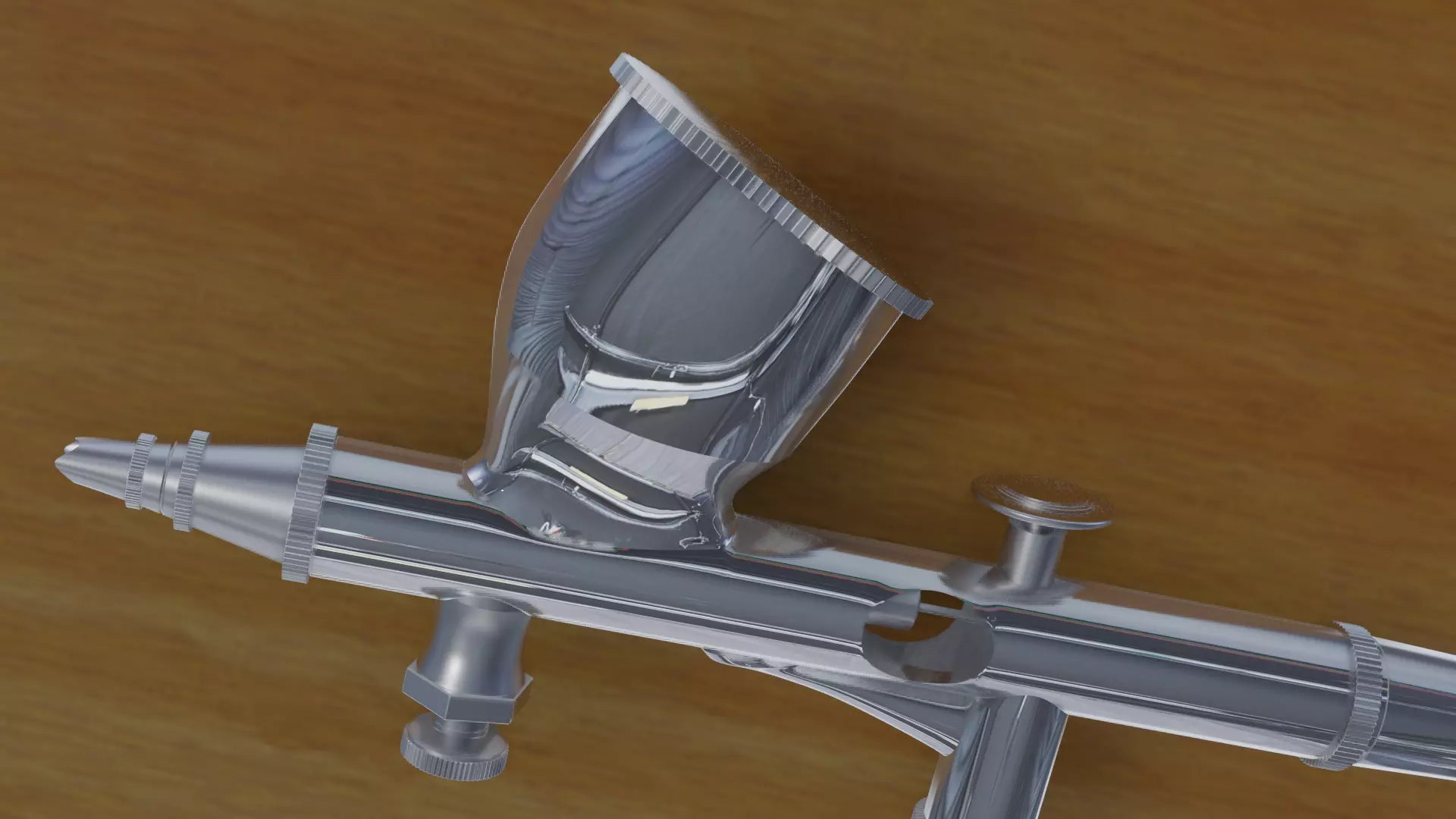 Air Brush Kit for Blender Free low-poly 3D model