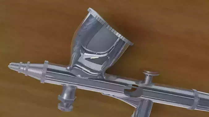 Air Brush Kit for Blender Free low-poly 3D model