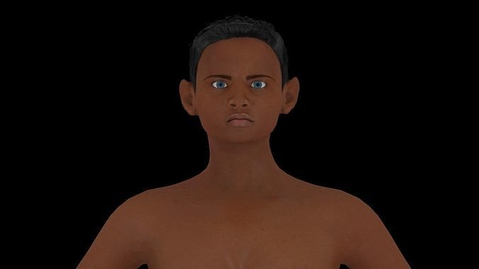 Model 8 nude woman 3D model