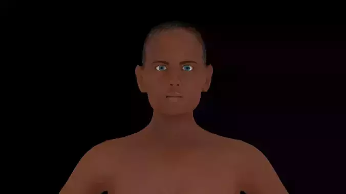 Model 12 nude woman 3D model