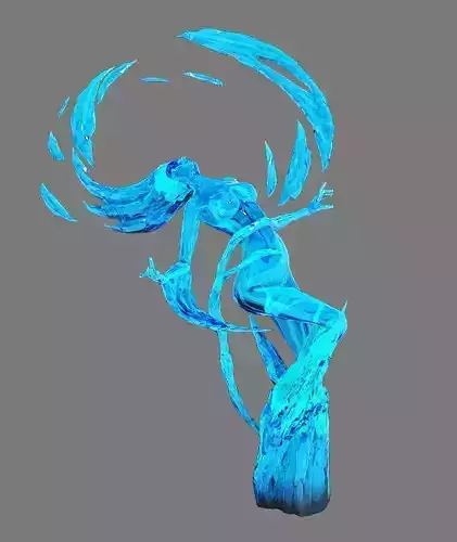 Ice and snow - ice Carved 3D model