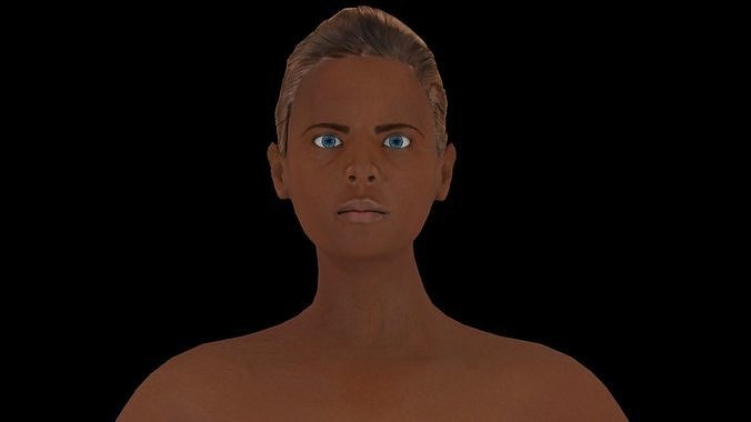 Model 11 nude woman 3D model