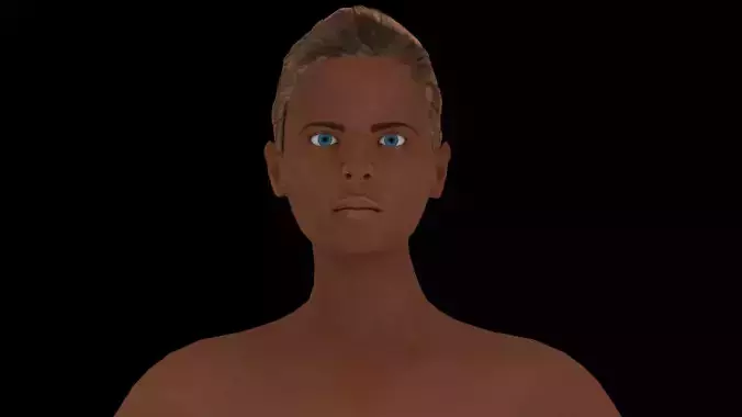 Model 11 nude woman 3D model