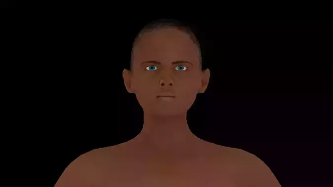 Model 15 nude woman 3D model
