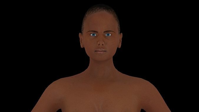 Model 14 nude woman 3D model