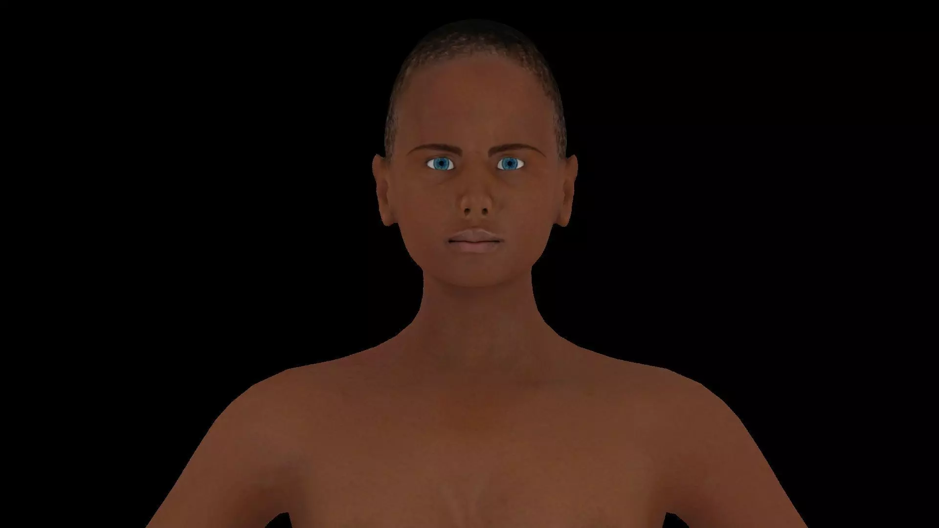 Model 14 nude woman 3D model_0