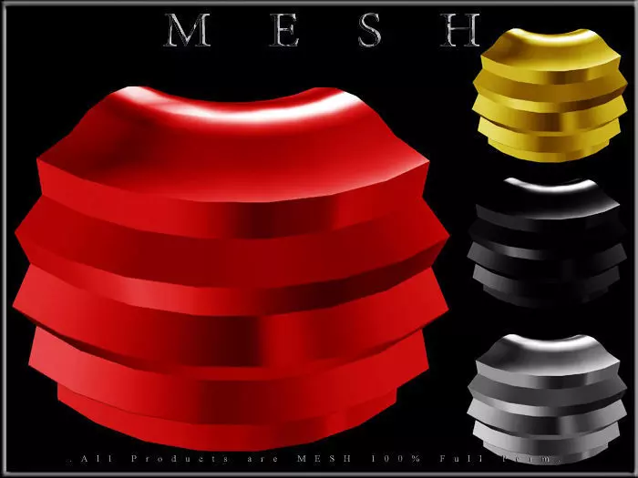 Toroid Ring - Quarter Low-poly 3D model_0