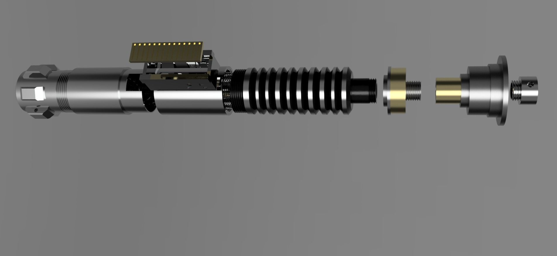LUKE SKYWALKER LIGHT SABER 3D print model_4