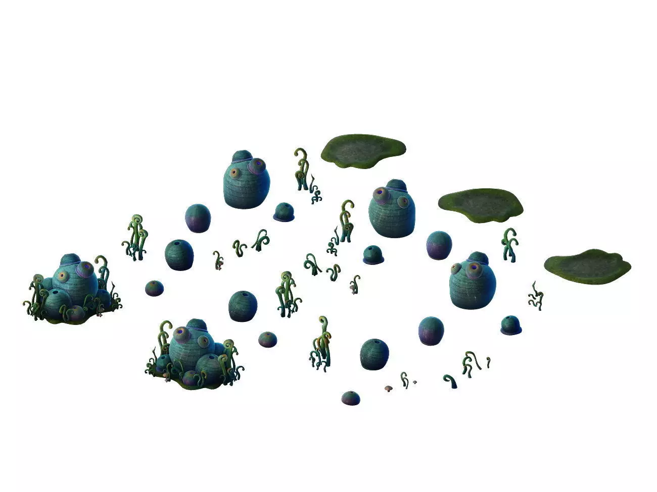 Models - poison Valley Scene - hemlock Cong 03 3D model_0