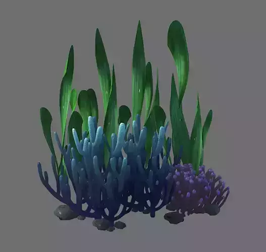 Game Model - Seabed - Coral Cluster