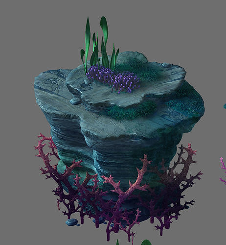 Game Model - Seabed - Coral Tree 2 3D model