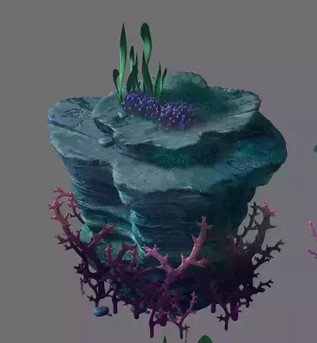 Game Model - Seabed - Coral Tree 2 3D model