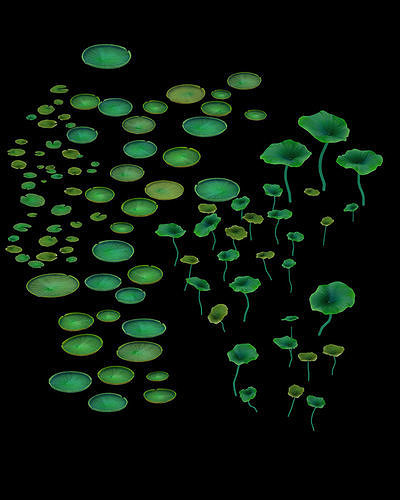 Game model - lotus road 3D model