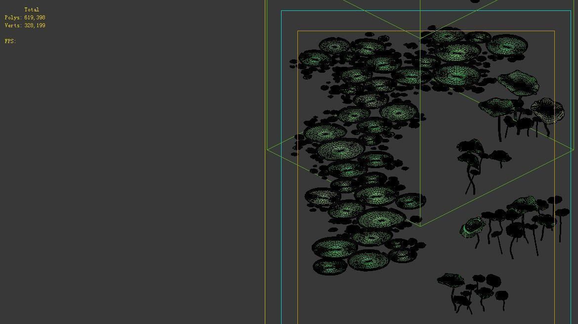 Game model - lotus road 3D model_5