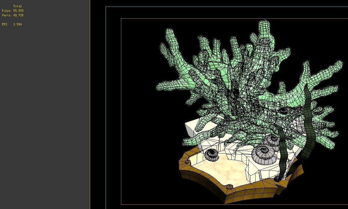 Game Models - Family Objects - Jade Coral 3D model_1