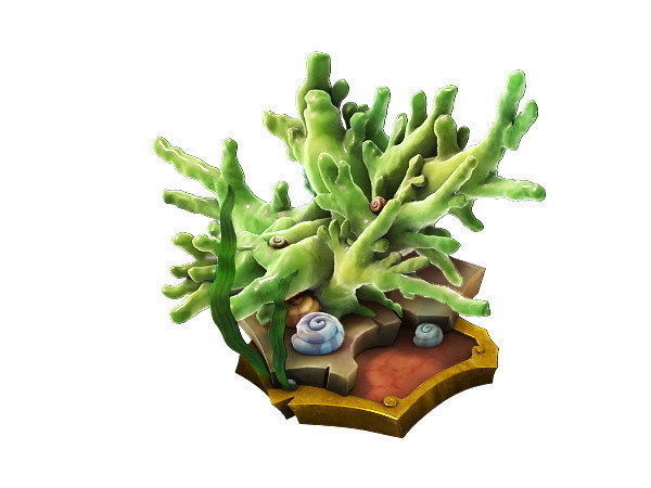 Game Models - Family Objects - Jade Coral 3D model_4