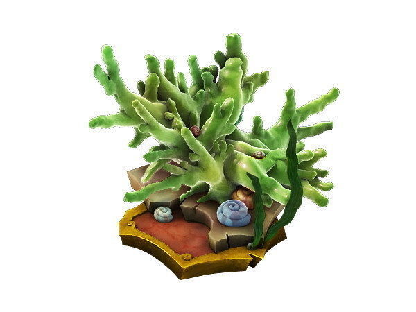 Game Models - Family Objects - Jade Coral 3D model_3
