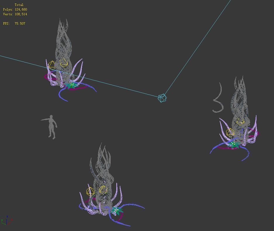 Elven Forest - Supernatural Flowers 03 3D model_6