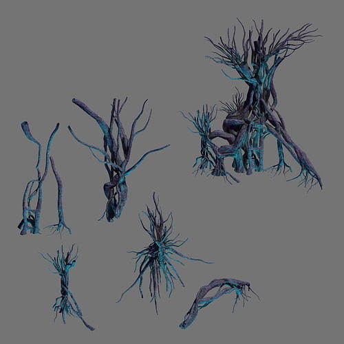 Wizard Forest - Roots 3D model