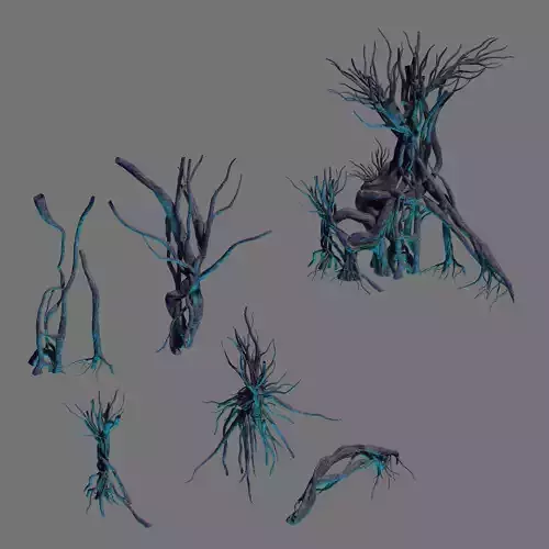 Wizard Forest - Roots 3D model