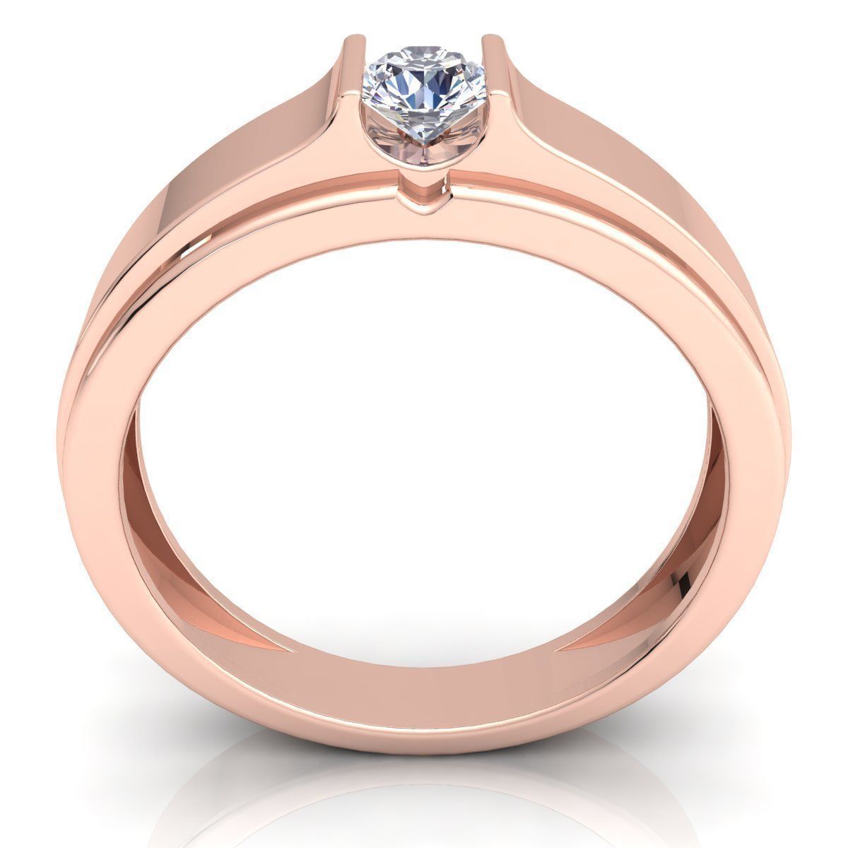 Fancy Solitaire Ring 3d Model And Render Detail 3D print model_8