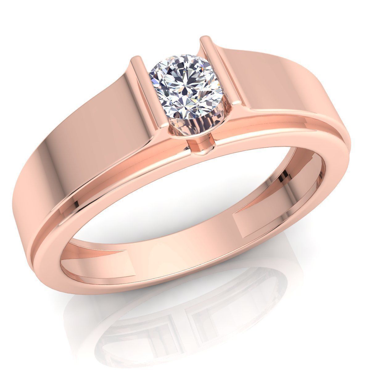 Fancy Solitaire Ring 3d Model And Render Detail 3D print model_5