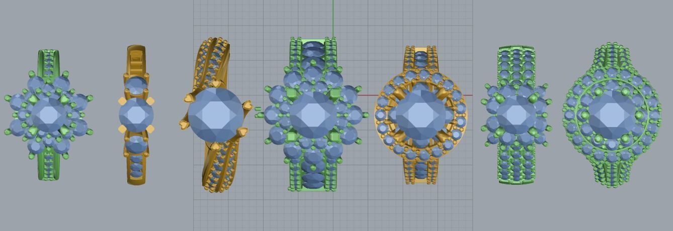  ring jewelry 3D model_2