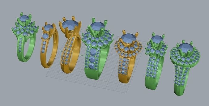  ring jewelry 3D model