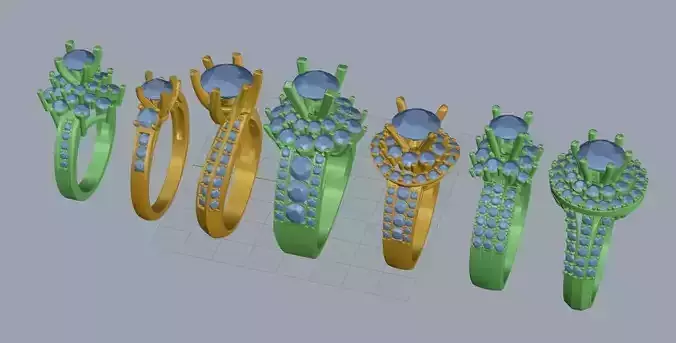  ring jewelry 3D model