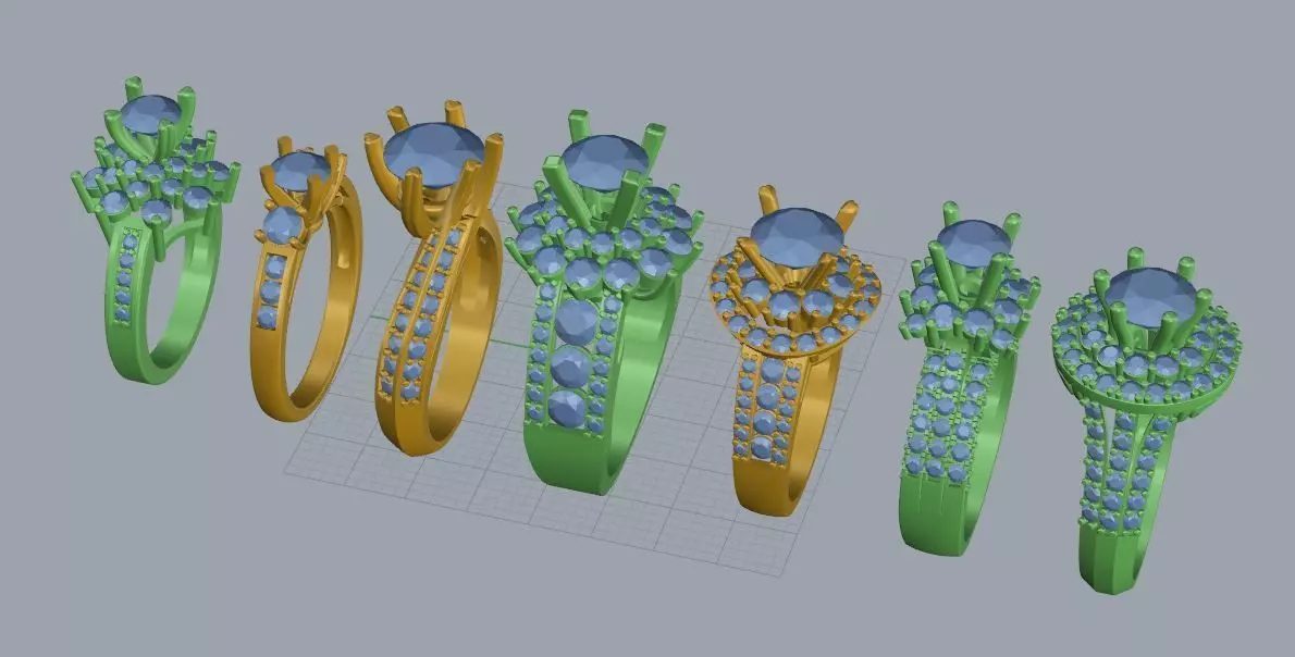  ring jewelry 3D model_0