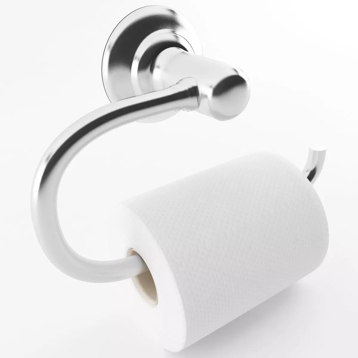 Toilet Paper Holder Style 1 3D model_0