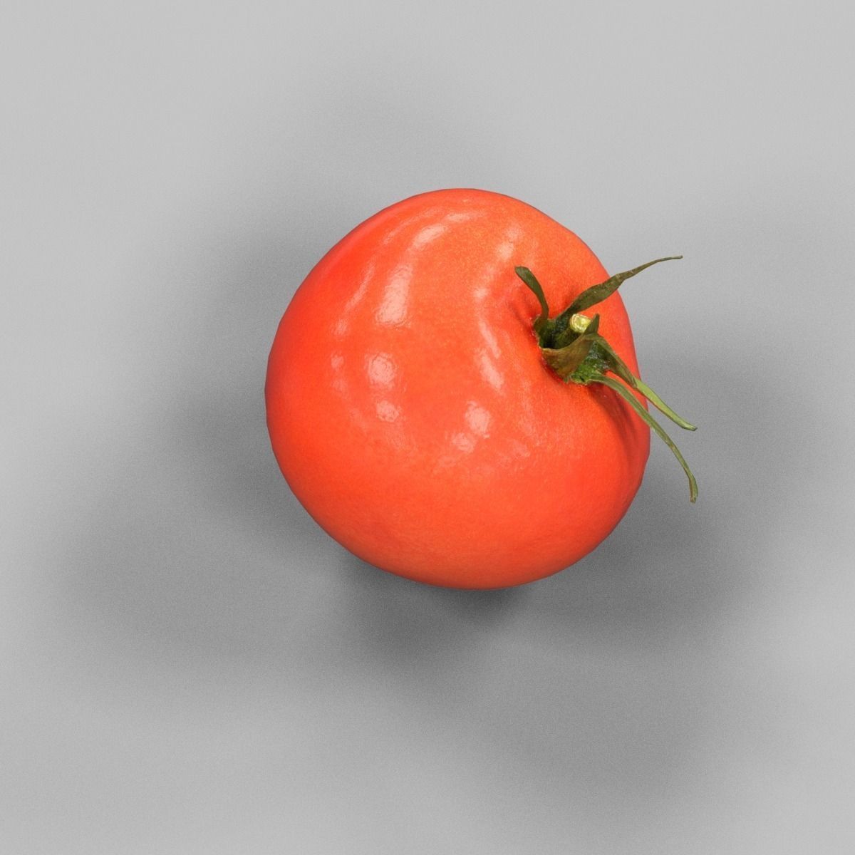 Tomato Low-poly 3D model_4
