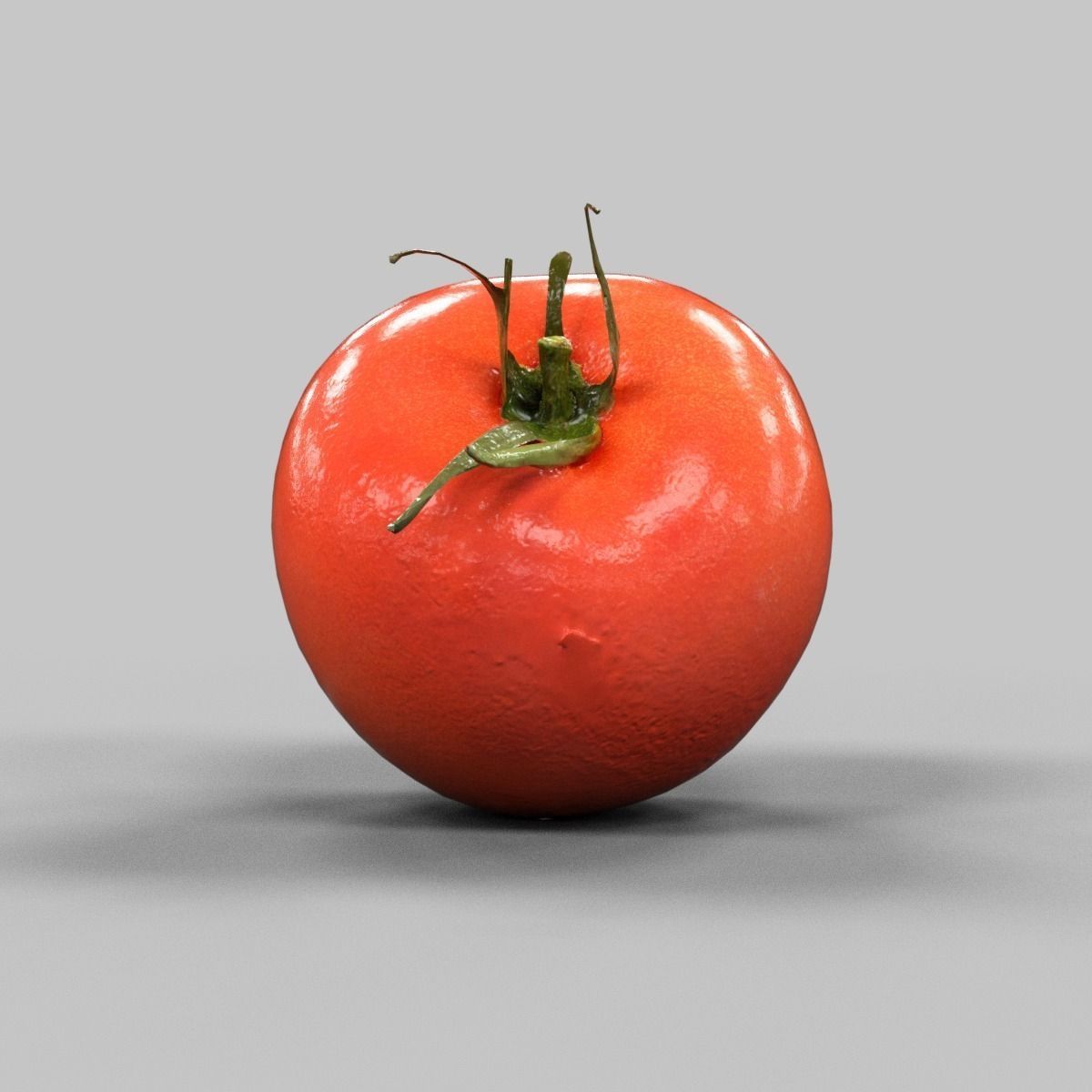 Tomato Low-poly 3D model_1