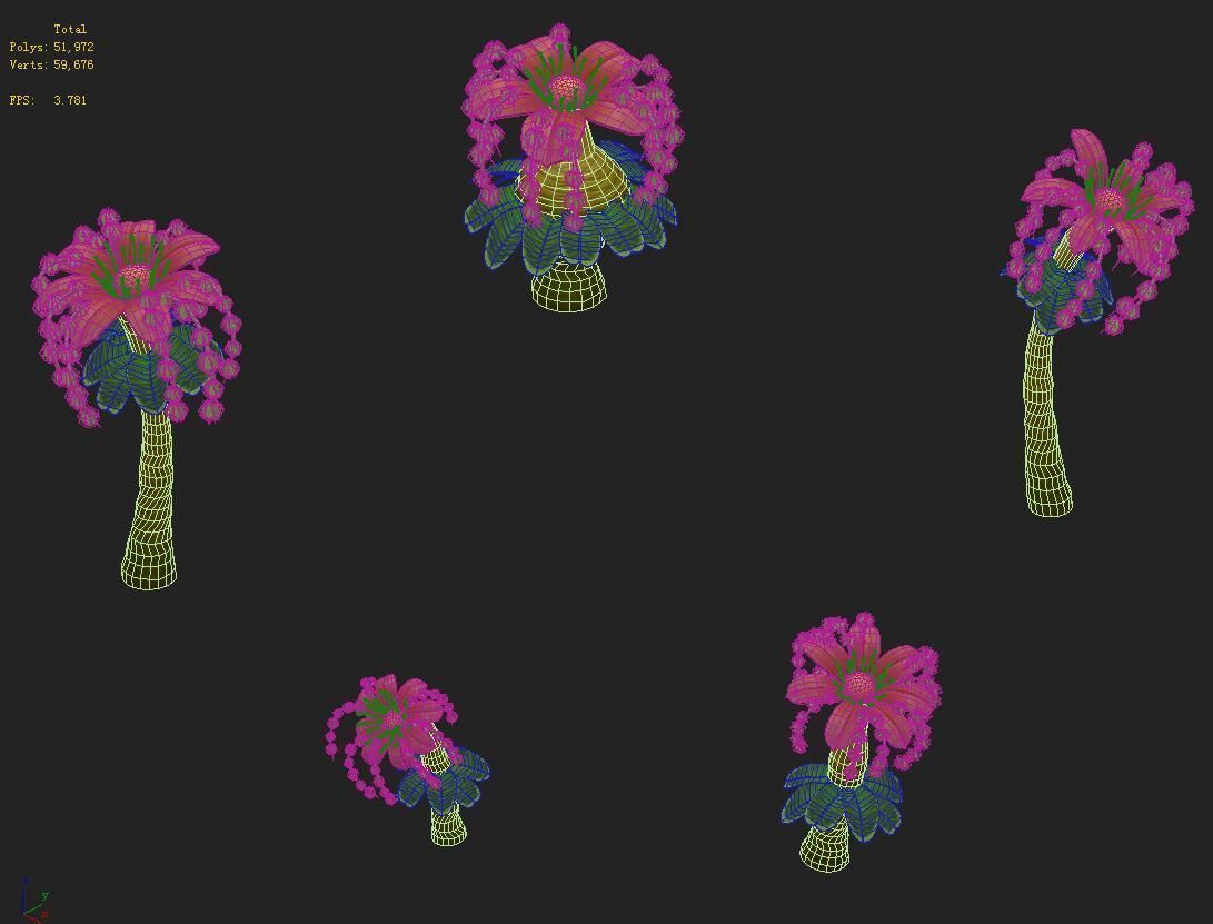 Cartoon Edition - Braids 02 3D model_3