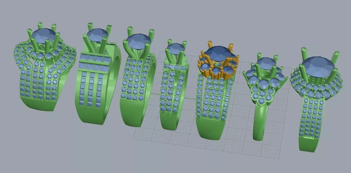  ring jewelry 3D model_0