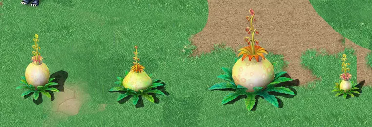 Cartoon version - flower belly flower 3D model_0