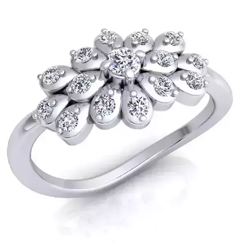 Fancy Woman Ring  3D print model