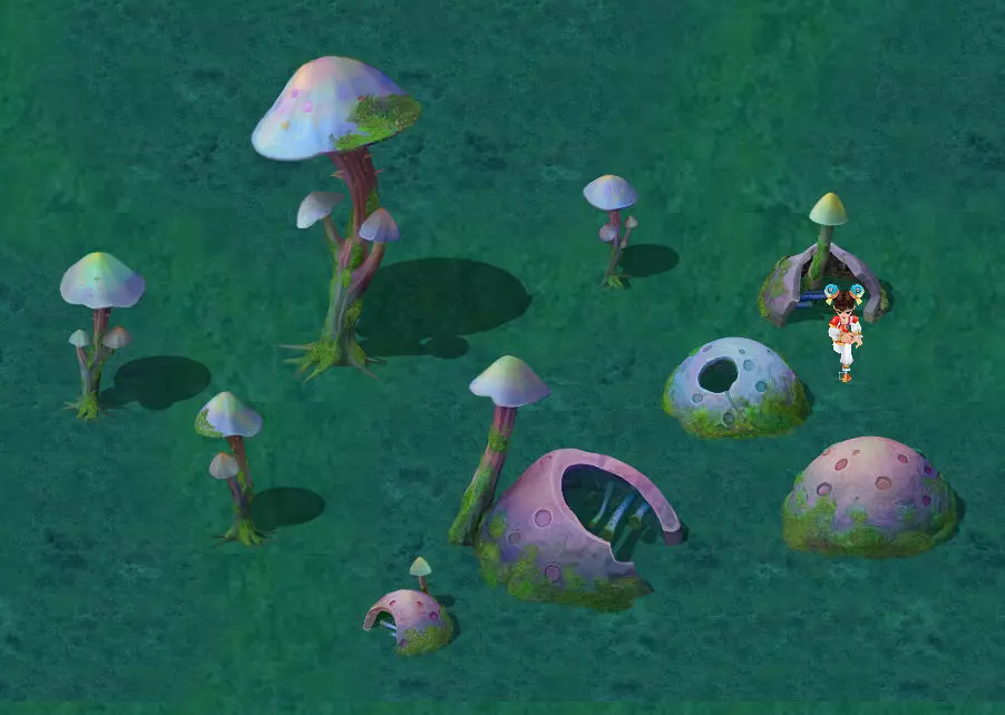 Cartoon version - fossil spores 3D model_0