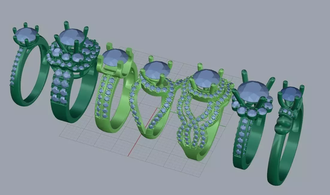  ring jewelry 3D print model_0