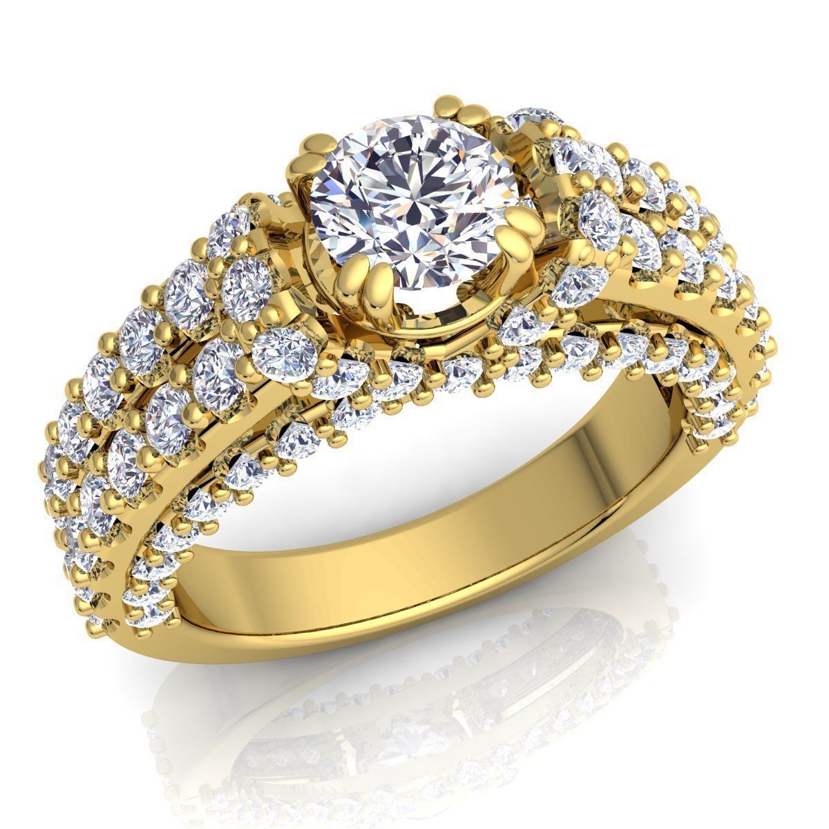 98 Fancy Ring Collection And Render Detail _96