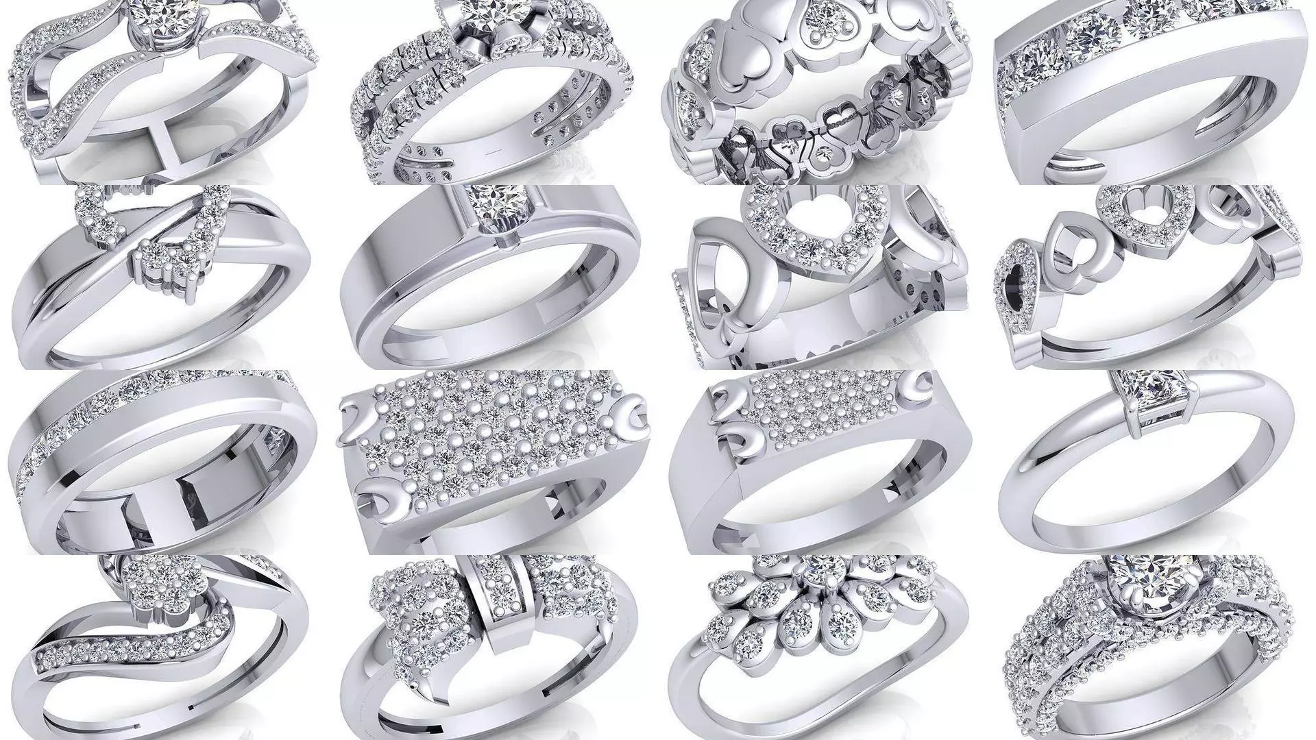 98 Fancy Ring Collection And Render Detail _0