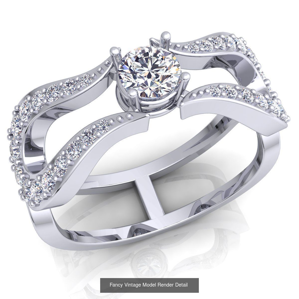 98 Fancy Ring Collection And Render Detail _149