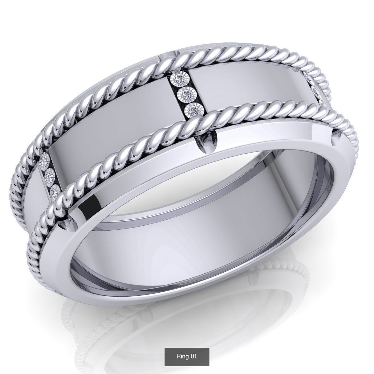 98 Fancy Ring Collection And Render Detail _99