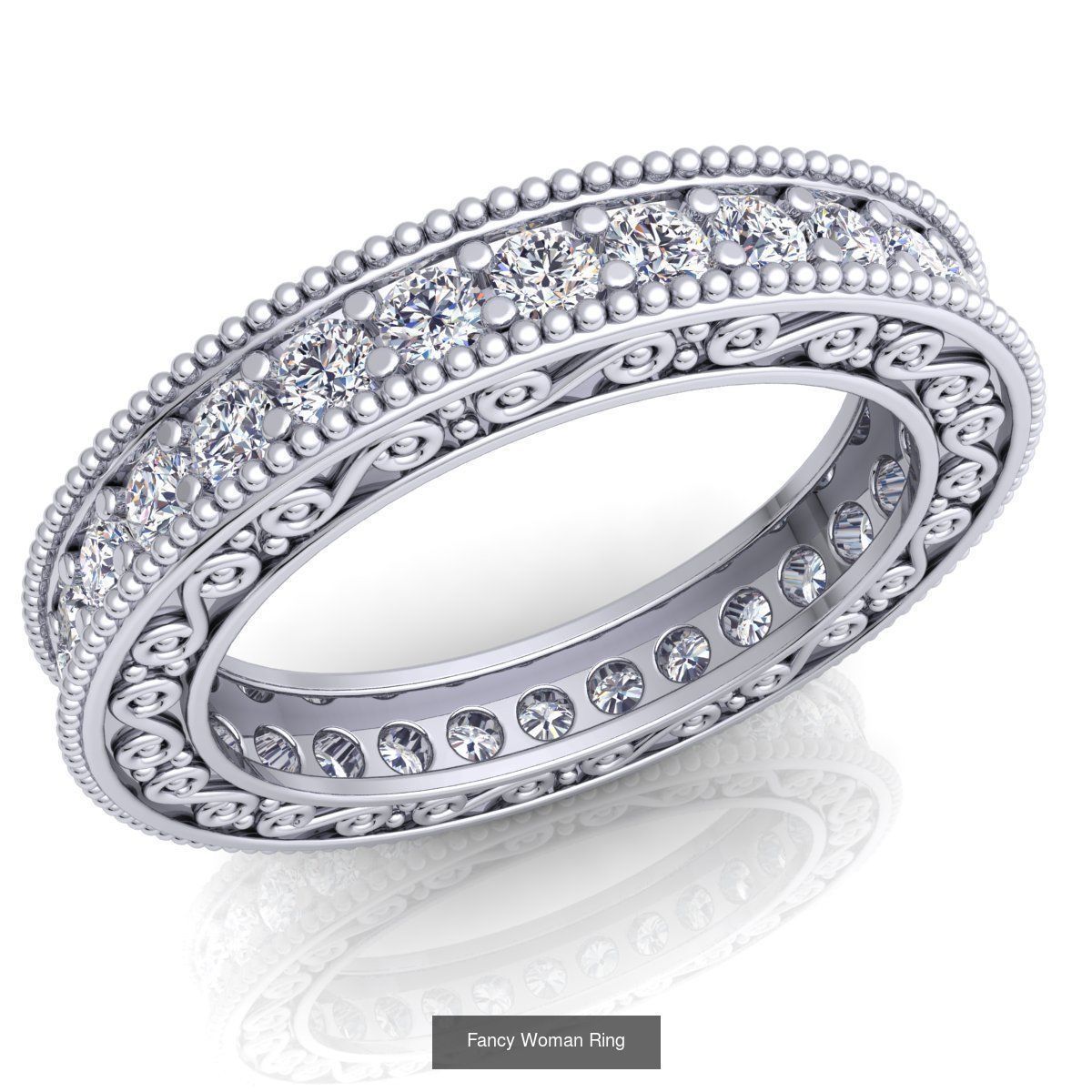 98 Fancy Ring Collection And Render Detail _103