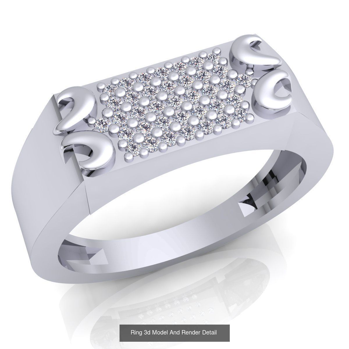 98 Fancy Ring Collection And Render Detail _159